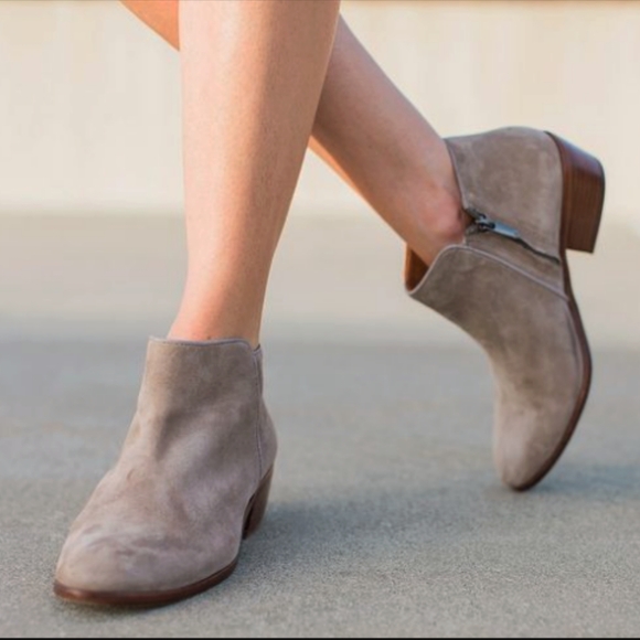 Petty Sam Edelman Ankle Boots Size 10 Color Putty Excellent Condition - Picture 2 of 9